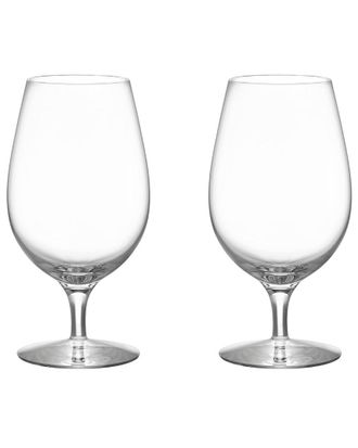 Orrefors Merlot Beer Iced Beverage Glass 2-Pack