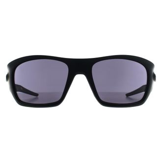 Oakley Wrap Mens Matte Black Prizm Grey Masseter - One Size