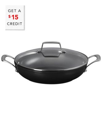 LE CREUSET Shallow 3.5Qt Braiser With Glass Lid With $15 Credit