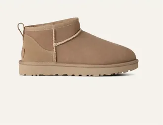 UGG Womens Classic Ultra Mini Booties In Sand