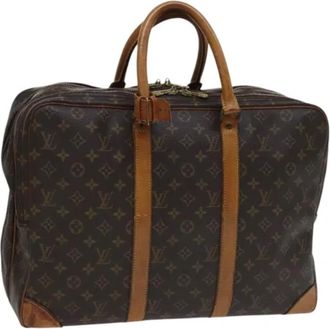 Louis Vuitton Tweedehands Canvas Louis Vuitton tassen - Dames - Vintage Handtas - Bruin - ONE Size - Leer - Vintage