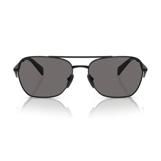 Prada Sunglasses, unisex, Black, Size: 59 MM Polarized Sunglasses