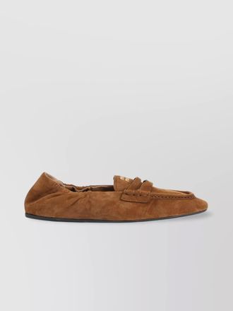 Miu Miu Leather Slip-On Shoes − Sale: up to −50% | Stylight
