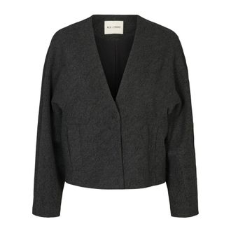 Rue de Femme RUE de Femme - Blazers - Dames - Jassen - Zwart - Maat: XS Leer