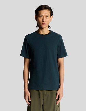 Lyle & Scott Lyle And Scott Mens Half Raglan Cotton T-Shirt - Green - Size: 42