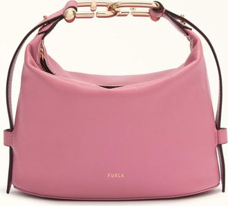 Furla Nuvola Borsa Mini Blush Pink Rosa Pelle Di Vitello Claris Lux Donna