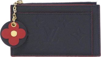Louis Vuitton Marine Rouge Leather Coin Purse/Coin Case (Pre-Owned)