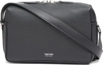 Tom Ford Soft Grain Leather Shoulder Bag in Naa Black at Nordstrom