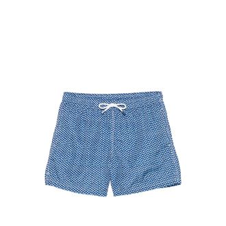 Fedeli Beachwear, male, Blue, Size: 2XL Floral Swim Shorts