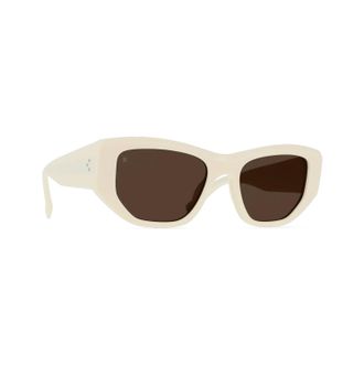 Raen Optics Womens Ynez Sunglasses In New Blonde / Vibrant Brown