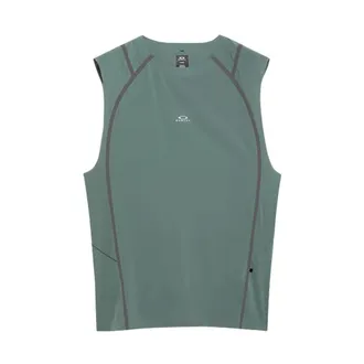 Oakley Sleeveless Training Tops, male, Green, Size: S Latitude Veil Tank Top