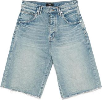 Purple Shorts in cotone - Blu