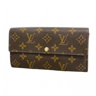 Louis Vuitton Brown Long Wallet (Bi-Fold) (Pre-Owned)