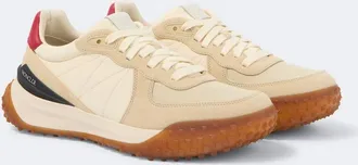Moncler Moncler City Trek suede-trimmed sneakers