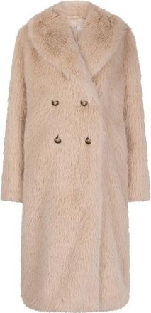 Esqualo Dames, Mantels, Beige, Maat: 2XS Poliester