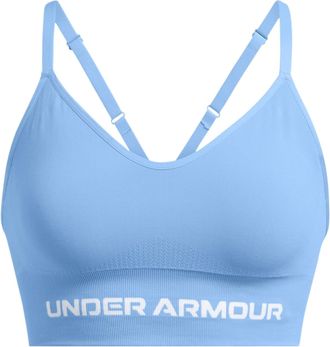 Under Armour Womens Vanish Seamless Low Impact Sports Bra Blue 12