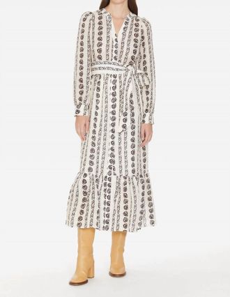 Marie Oliver Hannon Dress In Ivy Rows