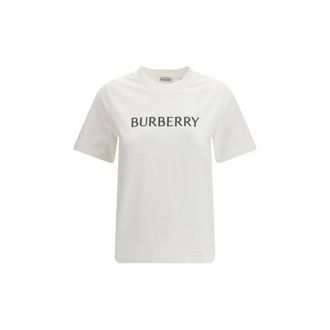 Burberry Witte Katoenen T-Shirt