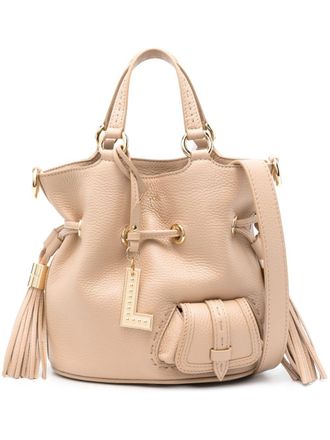 Lancel Premier Flirt leren bucket-tas - Beige