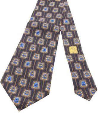 Chanel Pre-owned Cravat - Heren - Vintage Accessoires - Blauw - ONE Size - Vintage