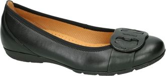 Gabor Schoenen, Dames, Zwart, 37 EU, Leer, Dress Ballerina