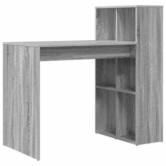 Berkfield Home Writing Desk Grey Sonoma Engineered wood, laminate Medium