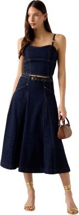 Guess Mujer, Faldas, Azul, Talla: XS