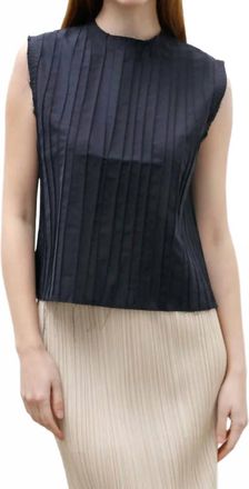 Camiel Fortgens Cocktail Top In Navy