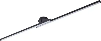 Lindby L&aacute;mpara De Techo Led aurendor En Negro Aluminio - Lindby
