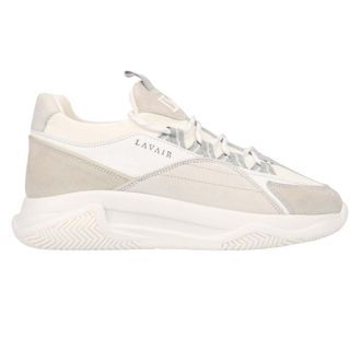 Lavair Heren Creator Panelled Nappa Leren Trainers (Wit)
