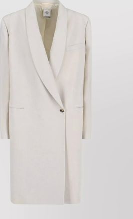 Calvin Klein longline jacket with notched lapel design