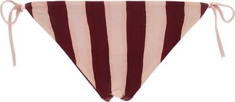 Fendi Striped Lycra Bikini Bottom - Pink