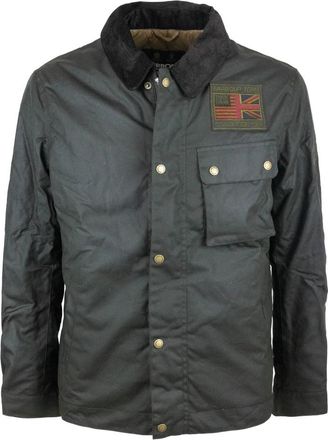 Barbour Internationale Jassen met Borstzak - Heren - Zomerjassen - Groen - L - Katoen - Jassen