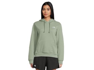 The North Face Evolution Embroidered Hoodie Womens Sweatshirt Slate Moss : 2XL, Cotton/Polyester