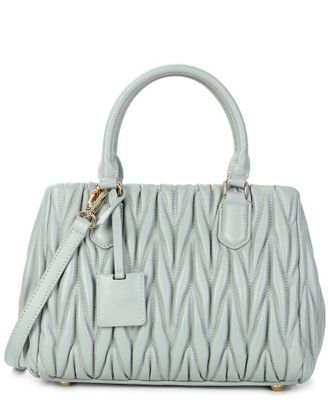 Tiffany & Fred Quilted Lambskin Leather Satchel