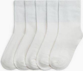 H&M 5er-Pack Socken - White