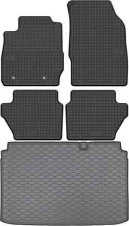 OEM Juego De Alfombrillas De Goma Para Coche Y Alfombrilla Para Maletero Para Ford Ecosport Ii Suv (modelos 2018-2022)