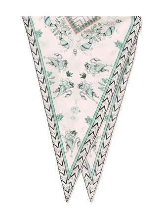 Fabiana Filippi printed scarf - Neutrals