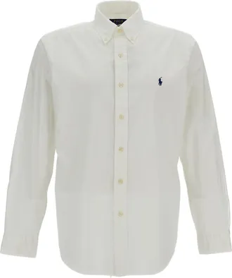 Polo Ralph Lauren Ultralight Cotton Twill Shirt with Iconic Pony Emblem