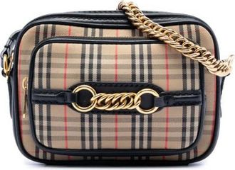 Burberry Pre-owned Cross Body Bags, female, Brown, Size: ONE SIZE Pre-owned Crossbody Bag