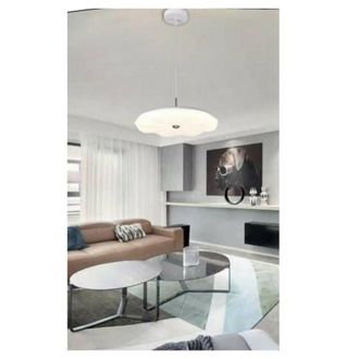 Trade Shop Trade Shop Traesio - Trade Shop - Lampadario A Led 52w Tripla Accensione Bianca Calda Naturale Lampada Moderna B28
