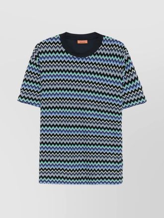 Missoni chevron zigzag crew neck t-shirt