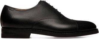 Bally Black Nilder Leather Oxford Shoes, Brand Size 6.5 ( US Size 7.5 )