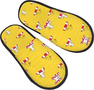 Generic Slippers Swimming Pool Printing Home Slippers Warm Washable House Slipper For Party Indoor Bedroom L