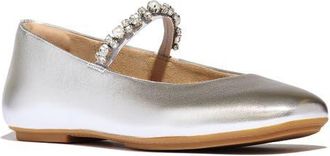 FitFlop Delicato Pearl Crystal Ballet in Silver at Nordstrom, Size 6.5