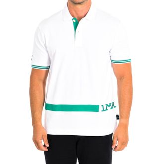 La Martina La Martina Mens Short Sleeve Polo TMP304-JS303 man - White Cotton - Size X-Large