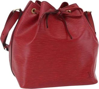 Louis Vuitton Pre-owned Vintage Bucket Bag - Dames - Vintage Tas - Rood - ONE Size - Leer - Vintage