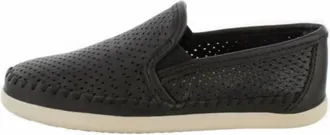 Minnetonka Womens Pacific Leather Sneaker In Black