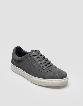 Ben Sherman Mens Ben Sherman Bentley II Suede Mens Grey Trainers - Size: 11