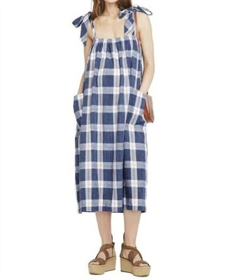 Hatch Maternity The Alexia Dress In Blueberry